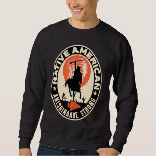 Anishinaabe Tribe Native American Indian Pride Res Sweatshirt