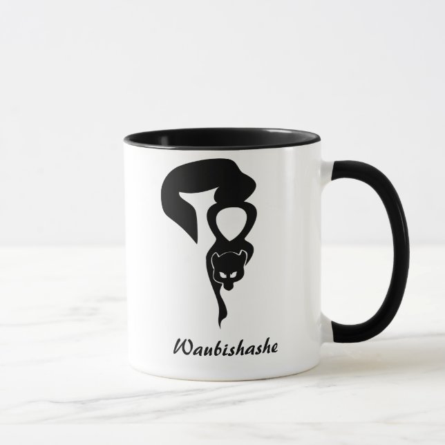 Anishinabek Dodem Waubishashe Mug (Right)