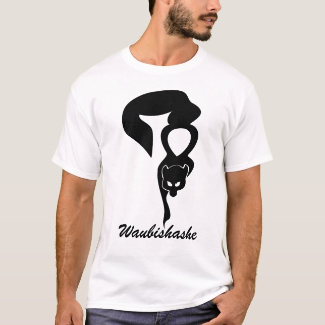 Anishinabek Dodem Waubishashe T-Shirt (Front)