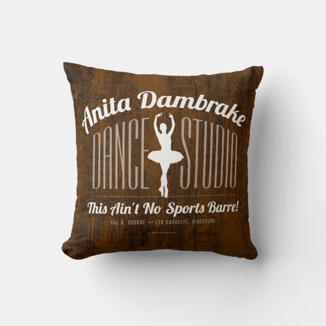 Anita Dambrake Dance Studio Cushion (Front)