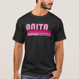 ANITA Name Personalised Retro Vintage 80S 90S Birt T-Shirt