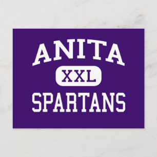 Anita - Spartans - Anita High School - Anita Iowa Postcard