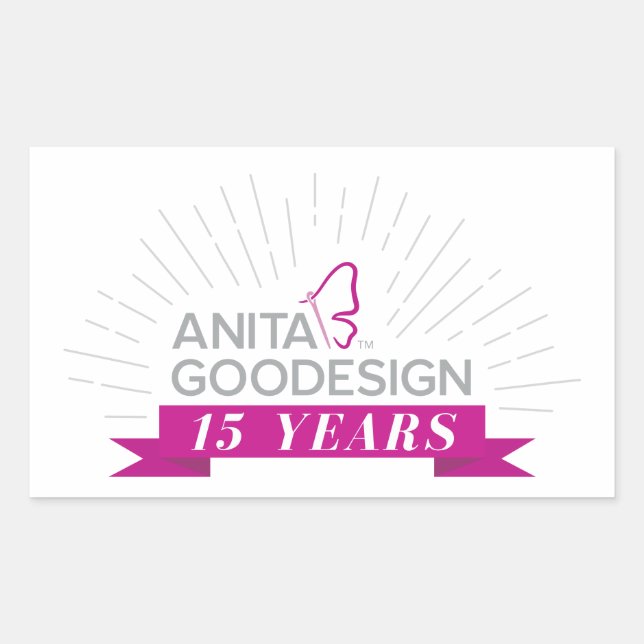 Anita's 15th Anniversary Sticker (Front)