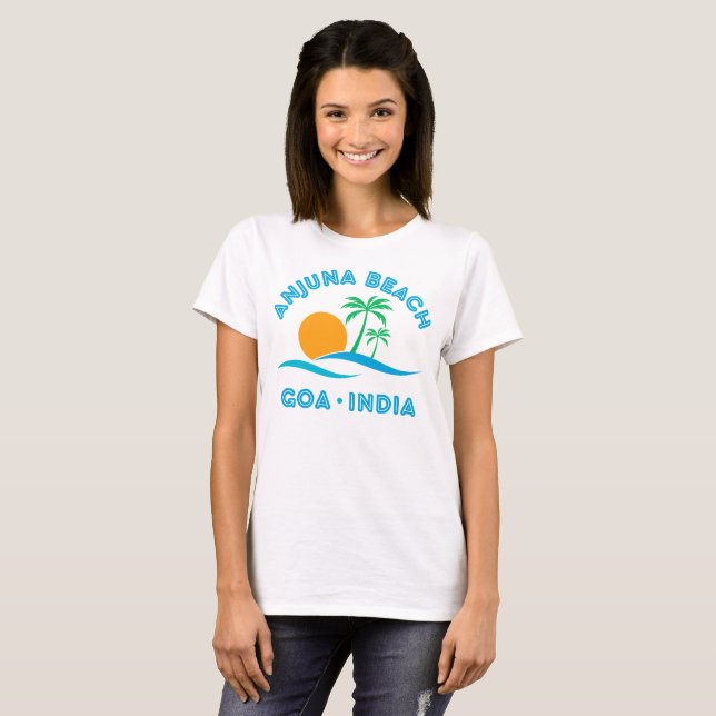 ANJUNA BEACH-GOA INDIA T-Shirt (Front Full)