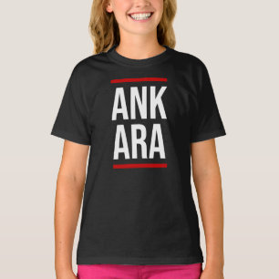 Ankara Bold Block Typography T-Shirt