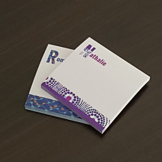 Ankara fabric design post it notes