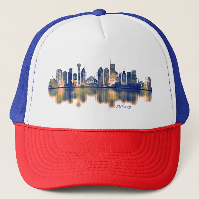 Ankara Skyline Trucker Hat (Front)