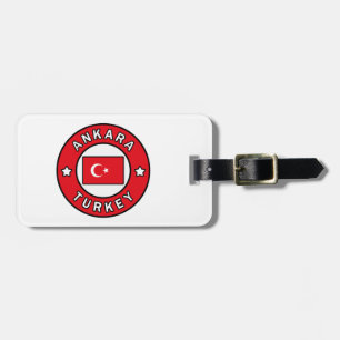 Ankara Turkey Luggage Tag
