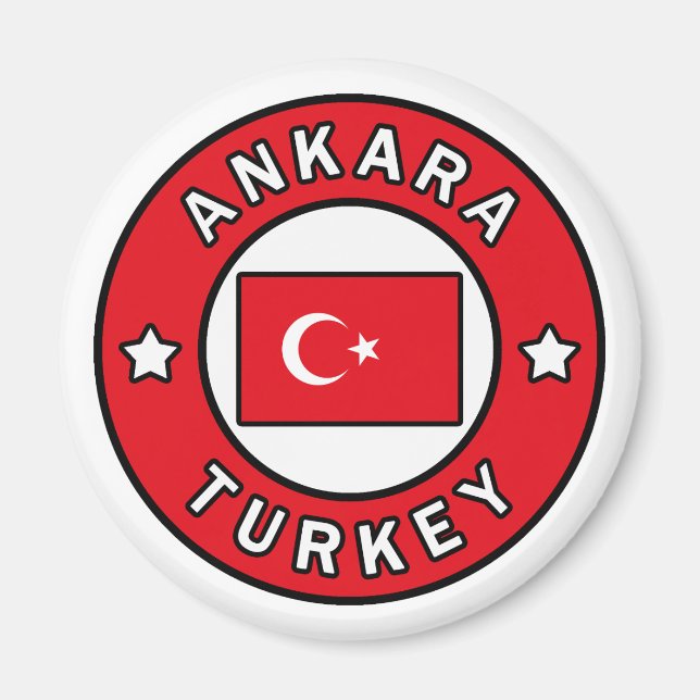 Ankara Turkey Magnet (Front)