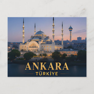 ✈️ Ankara Turkey Travel Gift 🕌 Postcard