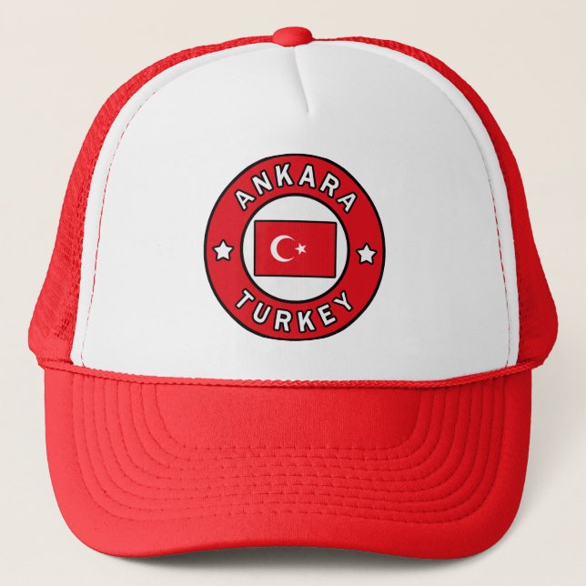 Ankara Turkey Trucker Hat (Front)