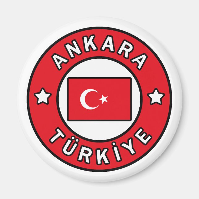 Ankara Türkiye Magnet (Front)