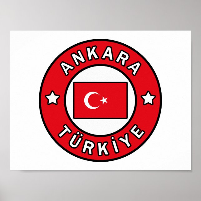 Ankara Türkiye Poster (Front)