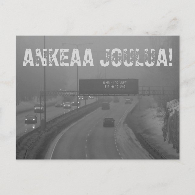 Ankeaa joulua joulukortti postcard (Front)