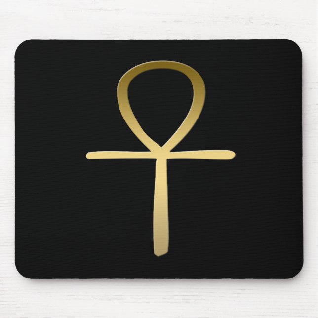Ankh cross Egyptian symbol Mouse Pad (Front)