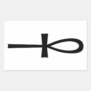 Ankh Egyptian Life Symbol Rectangular Sticker