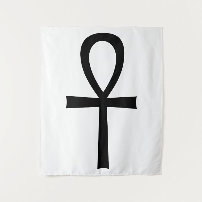 Ankh Egyptian Life Symbol Tapestry (Front)