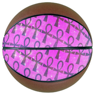 Ankh Pattern Basketball