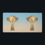 Ankh Symbol Bedeutung – Schlüssel des Lebens´11 Desk Mat<br><div class="desc">Das Ankh (☥) ist ein altes ägyptisches Symbol für Leben, Unsterblichkeit und göttliche Kraft. Es wurde von Gottheiten wie Isis und Osiris getragen und steht für ewiges Leben.</div>