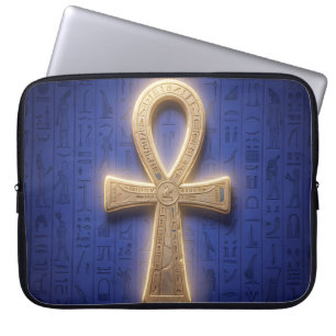 Ankh Symbol Bedeutung – Schlüssel des Lebens Laptop Sleeve