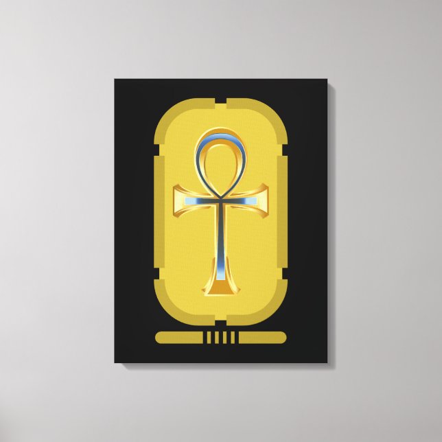 Ankh Symbol Canvas Print (Front)