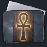Ankh Symbol Meaning – Key of Life´12 Laptop Sleeve<br><div class="desc">The Ankh (☥) is an ancient Egyptian symbol representing life,  immortality,  and divine power. It is associated with deities like Isis and Osiris and symbolizes eternal life.</div>