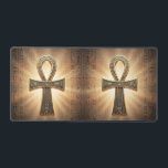 Ankh Symbol Meaning – Key of Life´9 Desk Mat<br><div class="desc">The Ankh (☥) is an ancient Egyptian symbol representing life, immortality, and divine power. It is associated with deities like Isis and Osiris and symbolizes eternal life.</div>