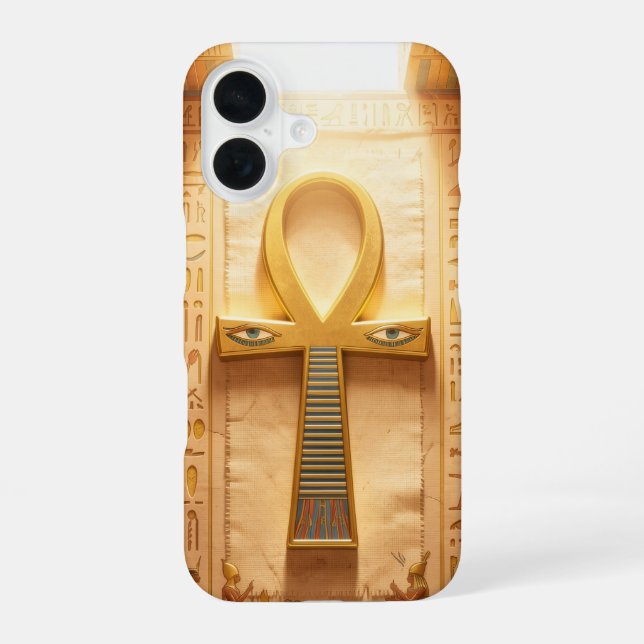 Ankh Symbol Meaning – Key of Life´9 iPhone 16 Case (Back)