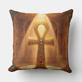 Ankh Symbol Meaning - Key to Life´6 Cushion