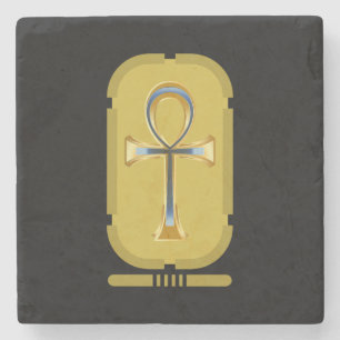 Ankh Symbol Stone Coaster