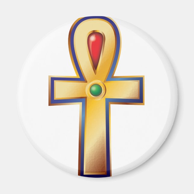 Ankh- The Ancient Egyptian Symbol of Life Magnet (Front)