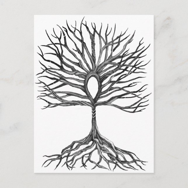 Ankh  Tree of LIfe Design Postcard (Front)