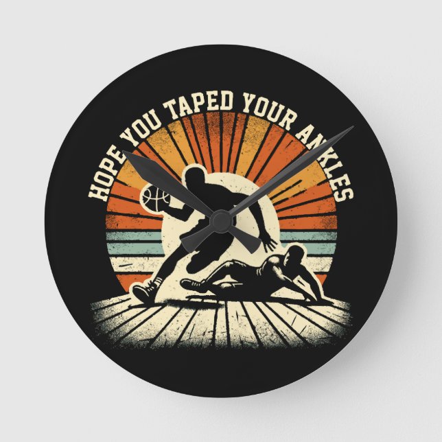 Ankle Breaker - Dynamic Basketball Showdown Round Clock (Front)