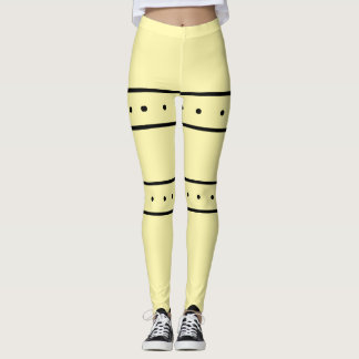 Ankle Leggings-Lemon Yellow Leggings