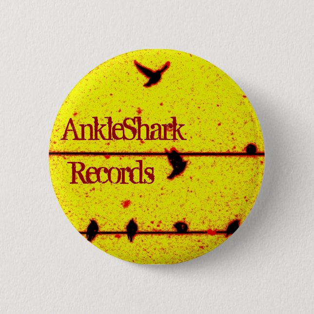 AnkleShark superfly 6 Cm Round Badge (Front)