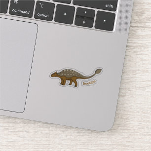 Ankylosaurus armoured dinosaur illustration