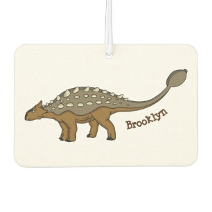 Ankylosaurus armoured dinosaur illustration car air freshener