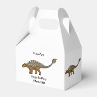 Ankylosaurus armoured dinosaur illustration