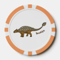 Ankylosaurus armoured dinosaur illustration