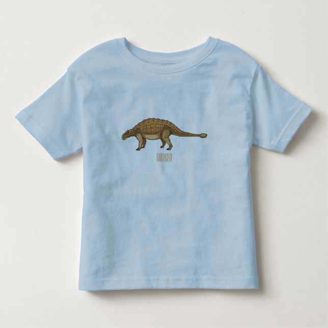 Ankylosaurus cartoon illustration  toddler T-Shirt (Front)