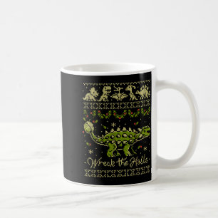 Ankylosaurus Dinosaur Christmas Sweater Coffee Mug