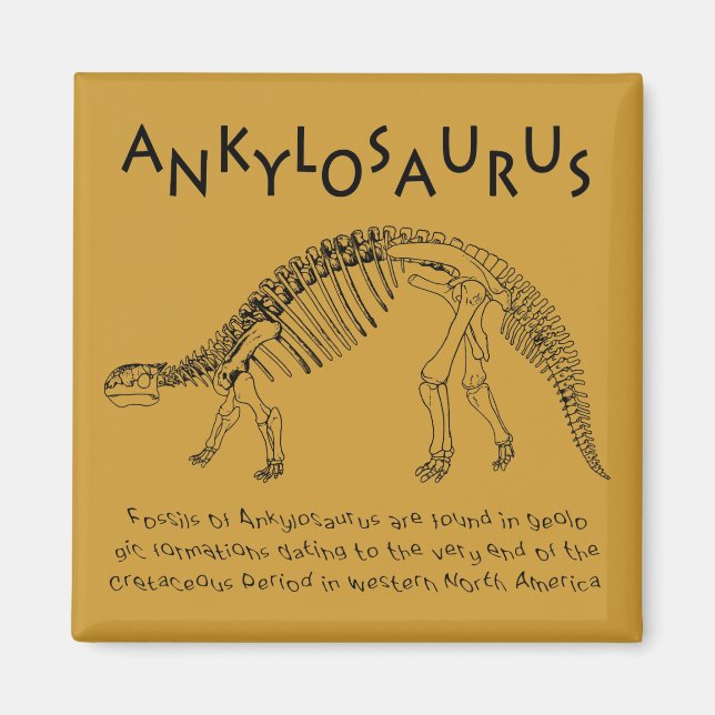 Ankylosaurus Magnet (Front)