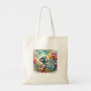 Ankylosaurus painting 170724AREF145 - Watercolor Tote Bag