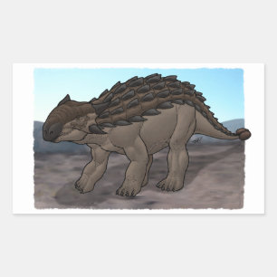 Ankylosaurus Rectangular Sticker