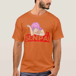 Anmie Aesthetic Senpai Waifu T-Shirt