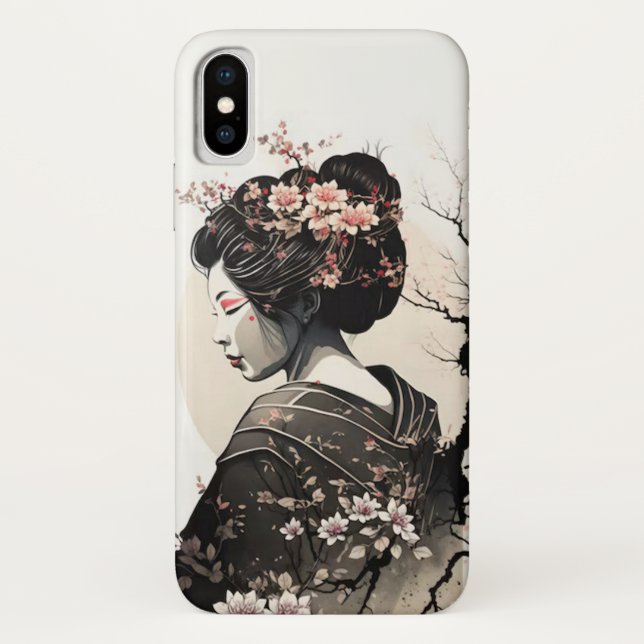 Anmutige japanische Geisha -  Case-Mate iPhone Case (Back)