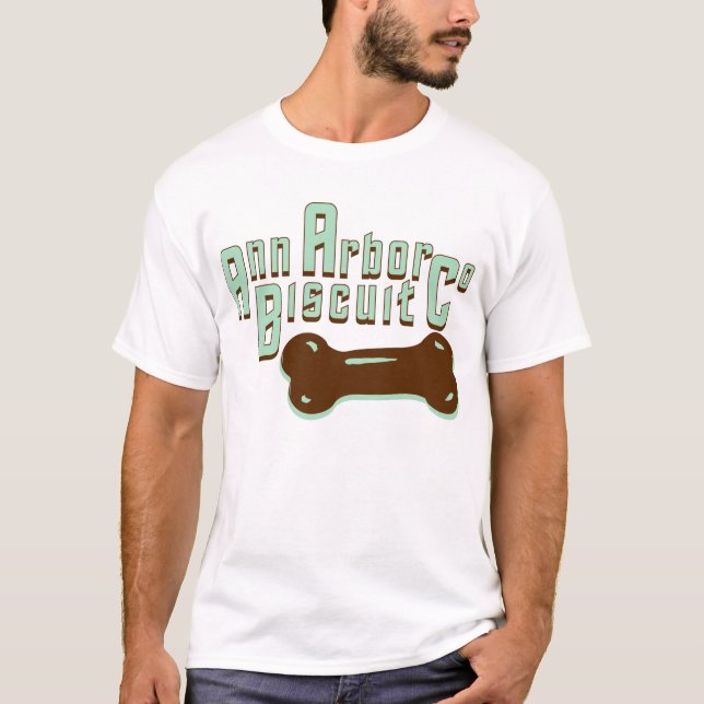 Ann Arbor Biscuit Co Bone Logo #2 T-Shirt (Front)