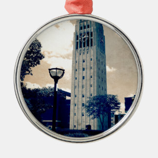 Ann Arbor Clock Tower Metal Tree Decoration