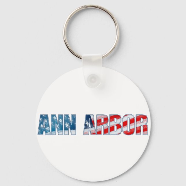Ann Arbor Key Ring (Front)