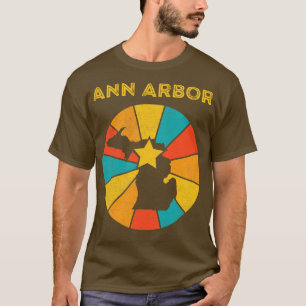 Ann Arbor Michigan Vintage Distressed Souvenir 1 T-Shirt